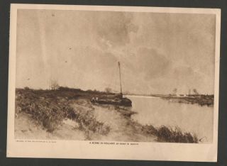 Mentor Mag Print A Scene in Holland Henry Ranger 1917