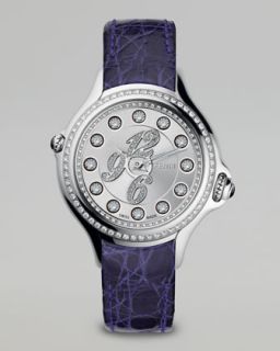 Y1G3G Fendi Crazy Carats Diamond Bezel Rotating Watch