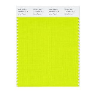 PANTONE SMART 13 0550X Color Swatch Card, Lime Punch   