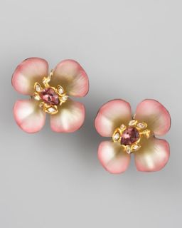 Alexis Bittar Floral Clip Earrings   