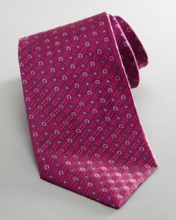 Salvatore Ferragamo Gancini Dot Tie, Purple   