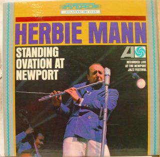 HERBIE MANN standing ovation at newport LP Mint  SD 1445 Vinyl 1965