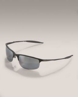 Oakley Half Wire Polarized Sunglasses, Black   