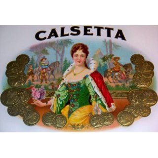 Royal Redhead Calsetta Embossed Inner Cigar Label, 1930s
