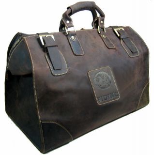 Herren Vintage Leder Tasche Reisetasche Holdall Neu Tiding