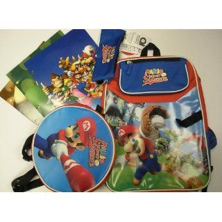 Nintendo Mario Super Sluggers Backpack, Lunch Tote, Pencil