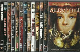 13 Horror Movies   DVDs   Dark City, Silent Hill, Devils Tomb, Devil
