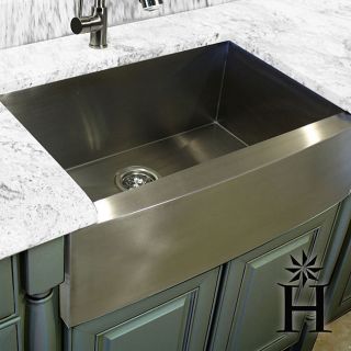 HighPoint Collection Stainless Steel 30 inch Farmhouse 304 Stainless