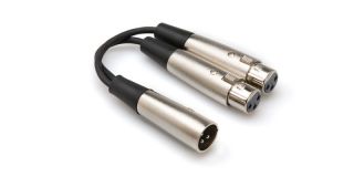 Hosa YXF 119 Y Cable Dual Female XLR to Male Splitter