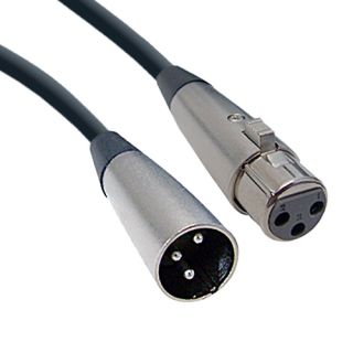 XLR Audio Extension Cable XLR Male to XLR Female 100 foot   Part