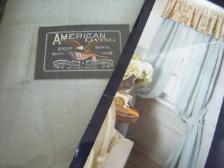 American Living Hillsborough Curtains Drapes Pair 84L