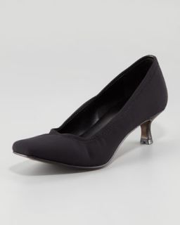  crepe kitten heel pump available in black $ 195 00 donald j pliner