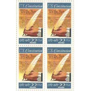 U.S. Constitution Set of 4 x 22 Cent US Postage Stamps NEW