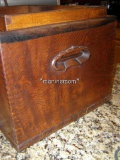 Antique Wood Japanese Hibachi Warmer w Liner Late 1800s to Early 1900