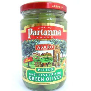 Castelvetrano Pitted Green Olives in Brine (9.9 ounce) (Pack of 4