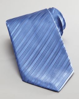 tonal bias stripe silk tie blue $ 215