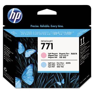 HP   CE019A (HP 771) Printhead, Light Magenta, Light Cyan
