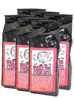 Wake The F CK Up Coffee 6 Pack 1 lb Bags 6 Flavor Choices