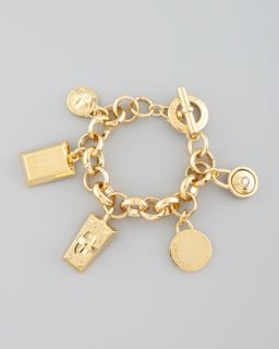  charm bracelet rose golden available in rose gold $ 198 00 marc by