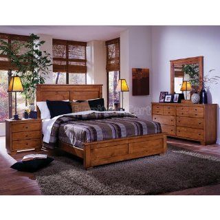  Bedroom Set (Cinnamon Pine) (Full) 61652 34 35 38