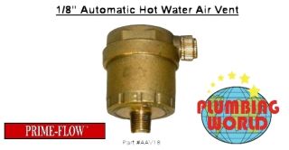 Automatic Hot Water Air Vent Heating Valves
