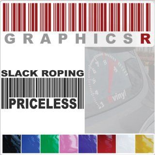 Sticker Decal Graphic   Barcode UPC Priceless Slack Roping A792