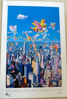 Hiro Yamagata New York City Festival  RARE Poster