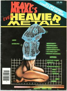 Heavy Metals Even HEAVIER METAL 1983, 1st print $2.95cp Graphic Novel