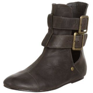 DV By Dolce Vita Womens Kent Buckle Ankle Boot,Graphite