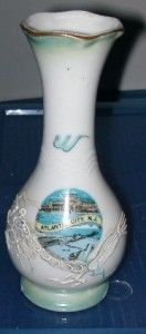 Atlantic City New Jersey Decorative Vase Vintage