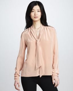 Draped Silk Blouse    Draped Silk Shirt
