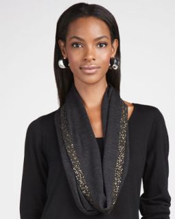  in charcoal $ 258 00 eileen fisher sequin wool scarf charcoal
