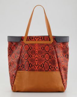  tote bag brown red available in dark brown $ 258 00 be d nixie tote