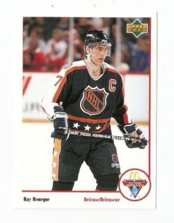 1991 92 Ray Bourque Upper Deck McDonalds Hockey Trading Card 10