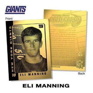 2003 ELI Manning Ny Giants Rookie 23k Gold Card