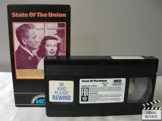 State of The Union VHS Spencer Tracy Katharine Hepburn