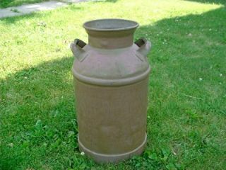 Antique Hillpoint Co Op Cry Creamery Dairy Advertising Steel Milk Can