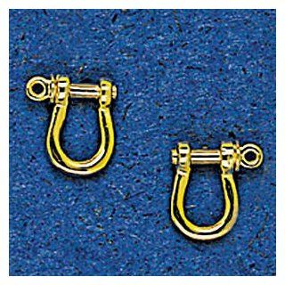 Mark Edwards 14K Gold Shackle Left and Right Earring