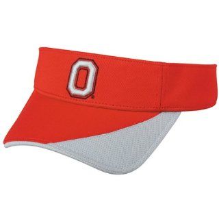 2012 NCAA Adult OHIO STATE BUCKEYES Red/Light Grey VISOR