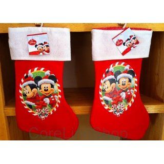 Mickey and Minnie Mouse 2 Pairs of Stockings: Toys & Games