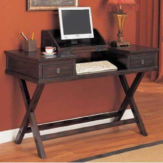 Tobacco Finish Home Office Desk   Coaster Furniture Home