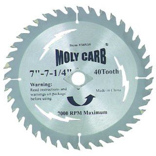 7 1/4 inch 40 Tooth Molybdenum Tipped Circular Saw Blade