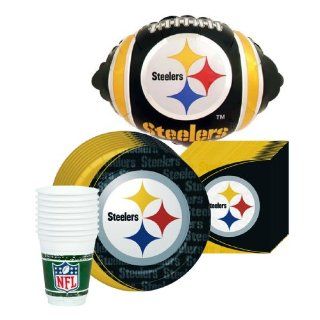 Pittsburgh Steelers Party Kit for 8 Guests with Balloon