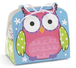  Owl Party Favor Goody Bags New Hippie Chick Birthday Boxes Bird
