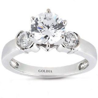 40 Ct. Diamond Engagement Ring with Round Side Diamonds Jewelry