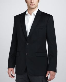 N1W0K Hugo Boss Cashmere Silk Blazer, Black