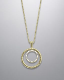 Small Gold Pendant Necklace  