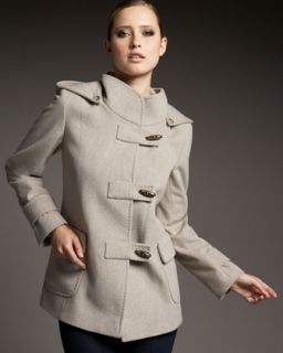 Cinzia Rocca Toggle Front Wool Coat   