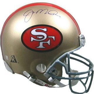 49ers Mounted Memories Autographed Pro Helmet ( Montana
