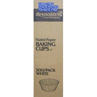 500 pcs   Reynolds White Paper Cupcake Cup Liners